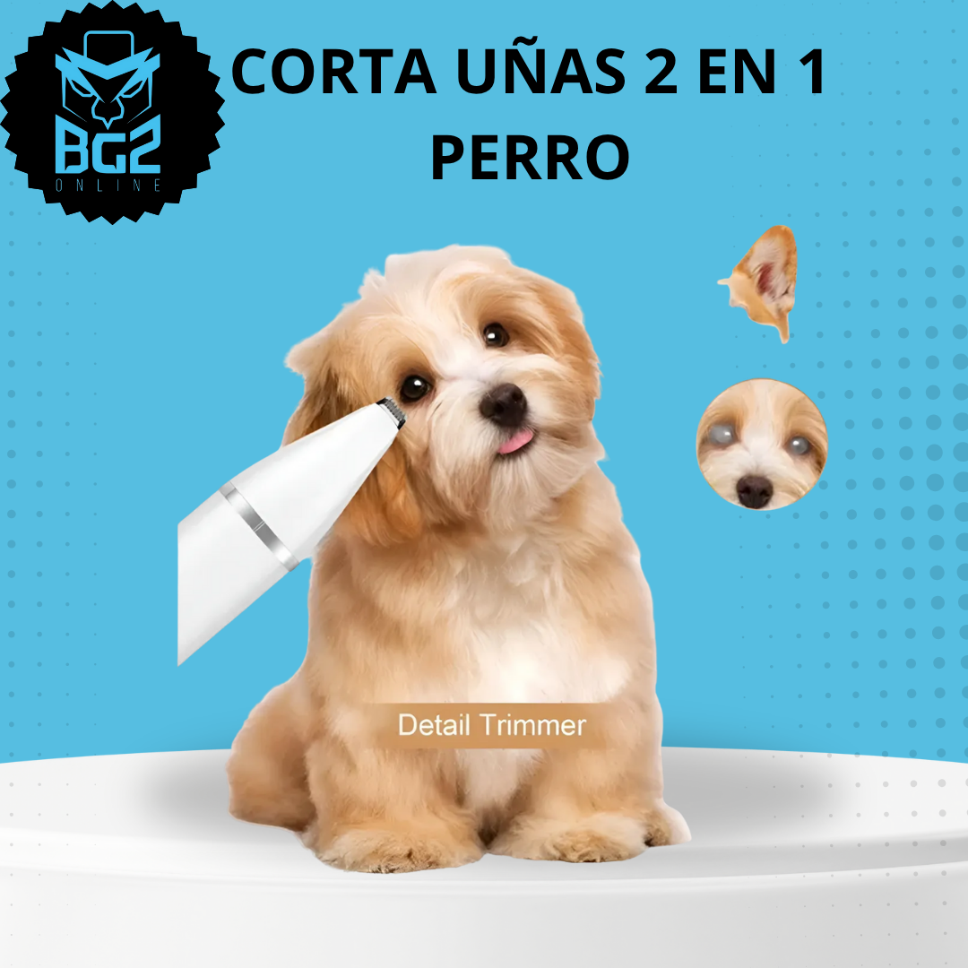 CORTADOR UÑAS PERRO 2 EN 1